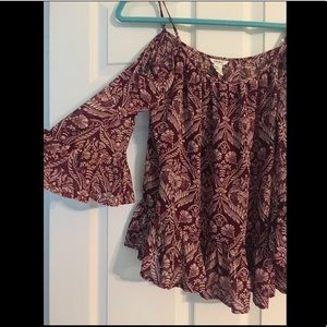 Off the shoulder top